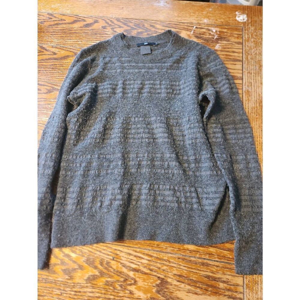 Jarbo sascha stripe wool blend grey sweater sz 1 (Medium)